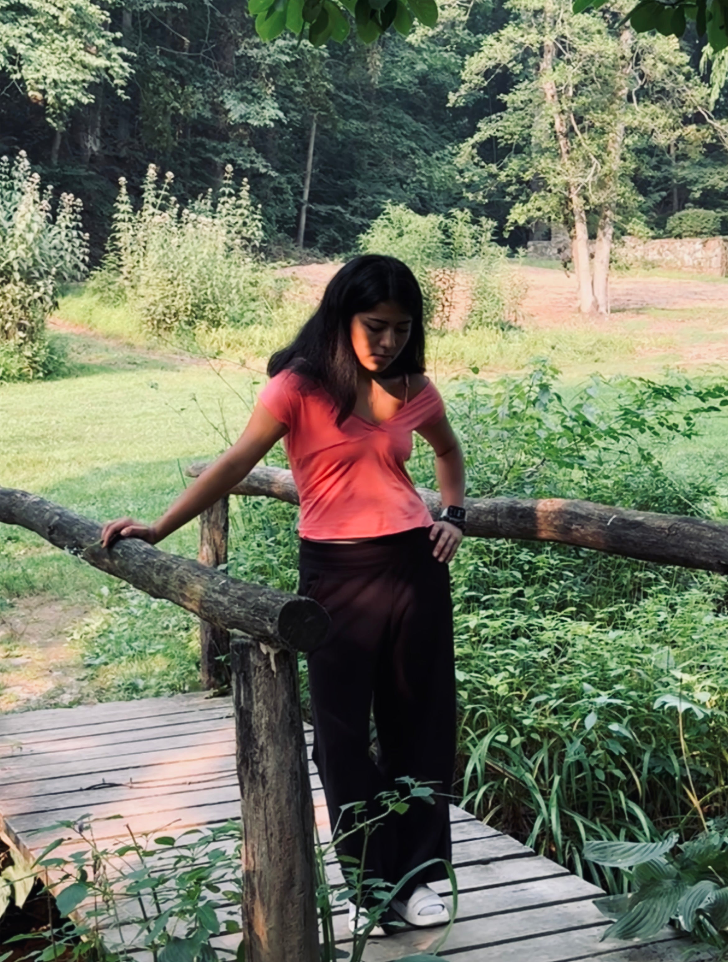 The Laleh Cross-Front V-Neck Top