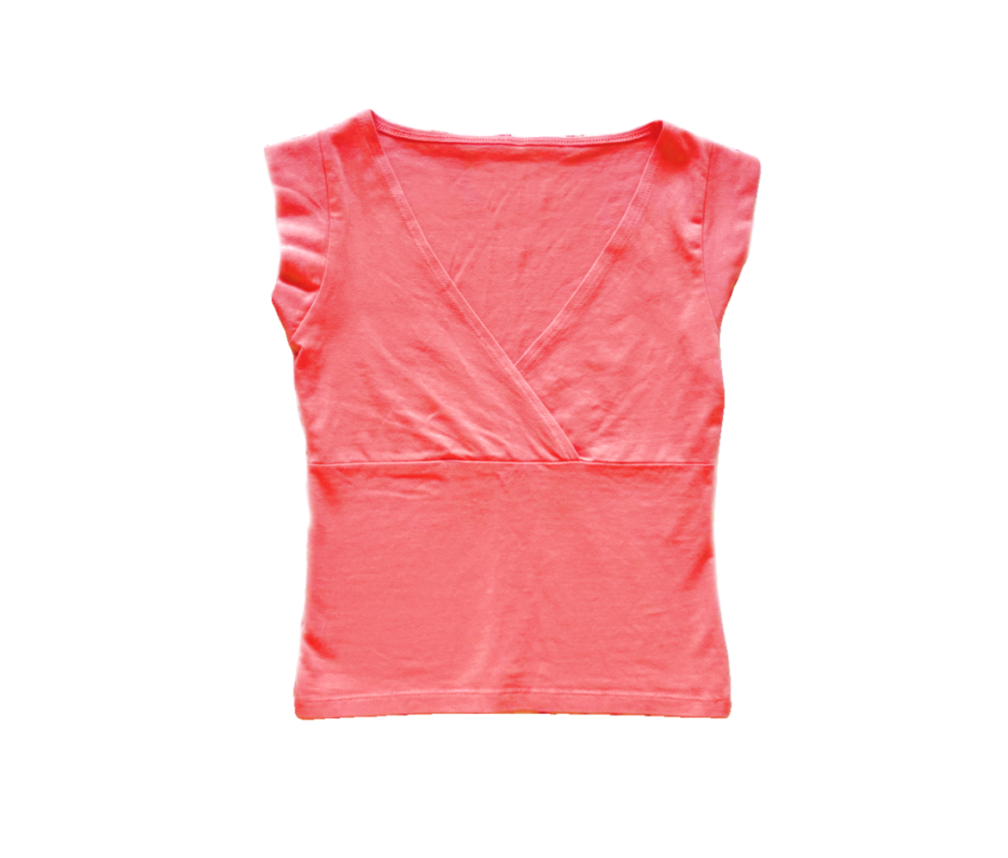 The Laleh Cross-Front V-Neck Top